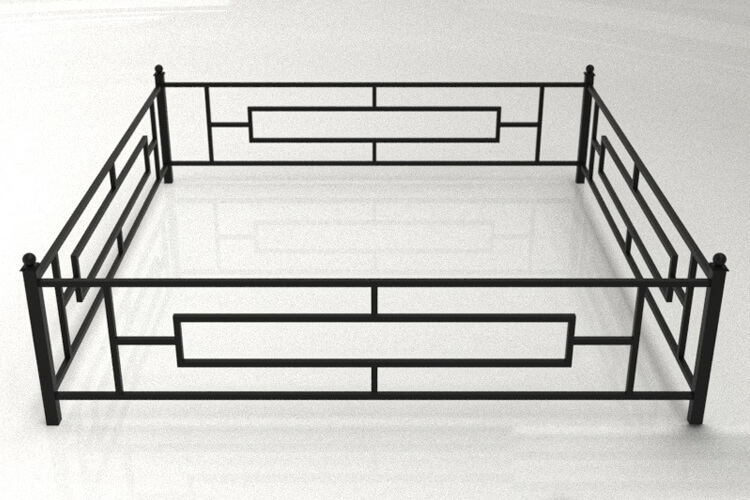 Ограда на могилу своими руками